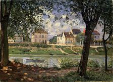 Villeneuve-la-Garenne (Village on the Seine) 1872. Artist: Alfred Sisley