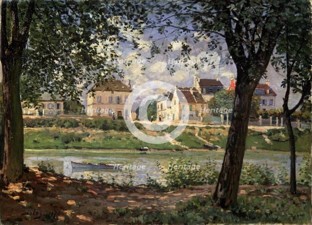 'Villeneuve-la-Garenne (Village on the Seine)', 1872.  Artist: Alfred Sisley
