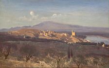 Villeneuve-les-Avignon, 1836. Creator: Jean-Baptiste-Camille Corot