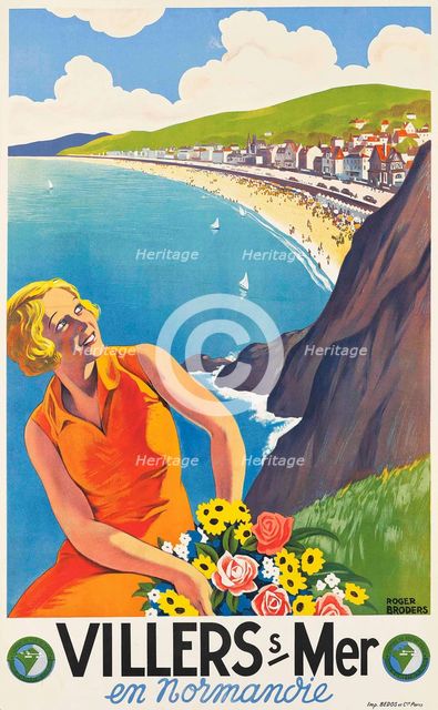 Villers-sur-Mer, c1930. Creator: Broders, Roger (1883-1953).
