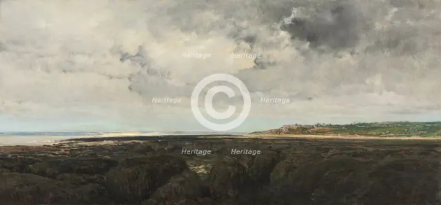 Villerville Seen from Le Ratier, 1855. Creator: Charles François Daubigny (French, 1817-1878).