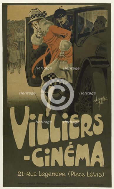 Villiers Cinema, 1918. Creator: Clérice Frères (active 1890s-1910s).