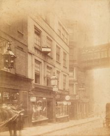 Villiers Street, Strand: the north-east part, including the shop of William Challice...(1890-1899?). Creator: Unknown