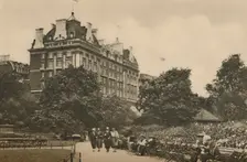 Villiers Street Section of the Victoria Garden and a View of the Cecil Hotel c1935. Creator: Donald McLeish