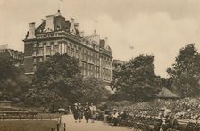 Villiers Street Section of the Victoria Garden and a View of the Cecil Hotel c1935. Creator: Donald McLeish