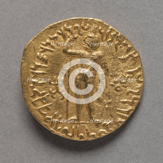 Vima Kadphises (reverse), mid 1st century-78 AD. Creator: Unknown.