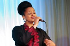 Vimala Rowe, Watermill Jazz Club, Dorking, Surrey, February 28, 2017. Artist: Brian O'Connor