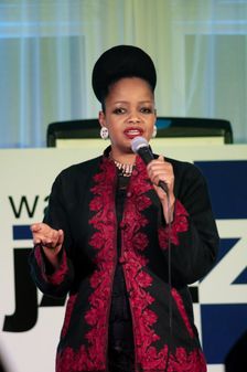 Vimala Rowe, Watermill Jazz Club, Dorking, Surrey, February 28, 2017. Artist: Brian O'Connor