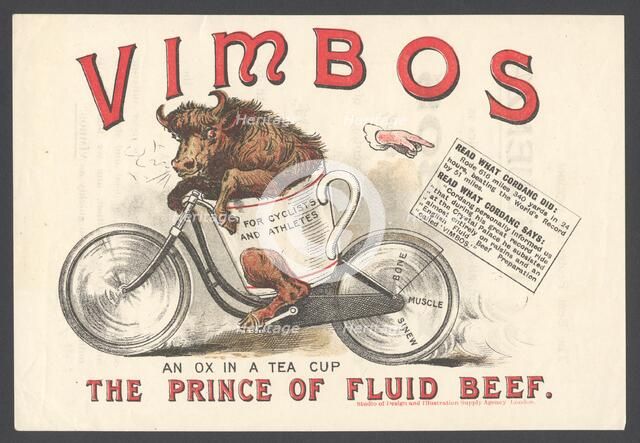 Vimbos Meat extract, 1890s. Artist: Unknown