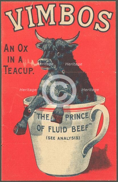 Vimbos Meat extract, 1890s. Artist: Unknown