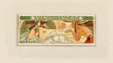 Vin des Incas , 1897. Creator: Mucha, Alfons Marie (1860-1939)