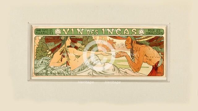 Vin des Incas , 1897. Creator: Mucha, Alfons Marie (1860-1939).