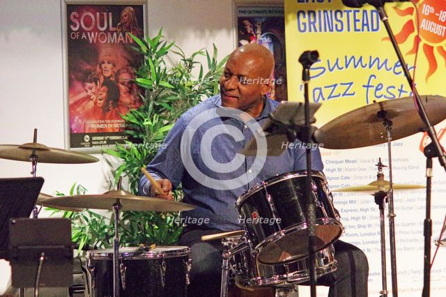 Vince Dunn, Hannah Horton Quartet, East Grinstead Jazz Club, West Suusex, Jan 2025. Creator: Brian O'Connor.