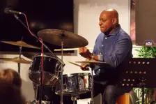 Vince Dunn, Hannah Horton Quartet, East Grinstead Jazz Club, West Suusex, Jan 2025. Creator: Brian O'Connor