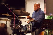 Vince Dunn, Hannah Horton Quartet, East Grinstead Jazz Club, West Suusex, Jan 2025. Creator: Brian O'Connor