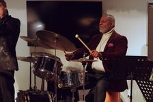 Vince Dunn, Paul Higgs Quartet, East Grinstead Jazz Club, Chequer Mead Theatre, West Sussex, 2025. Creator: Brian O'Connor