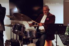 Vince Dunn, Paul Higgs Quartet, East Grinstead Jazz Club, Chequer Mead Theatre, West Sussex, 2025. Creator: Brian O'Connor