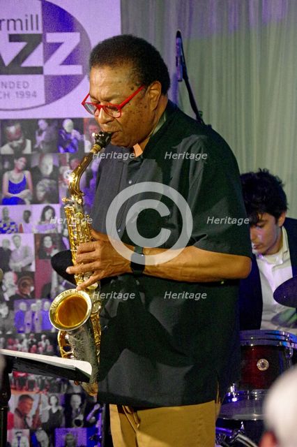 Vincent Herring, Joan Fort Trio plus Vincent Herring, Watermill Jazz Club, Dorking, Surrey, May 2025 Creator: Brian O'Connor.