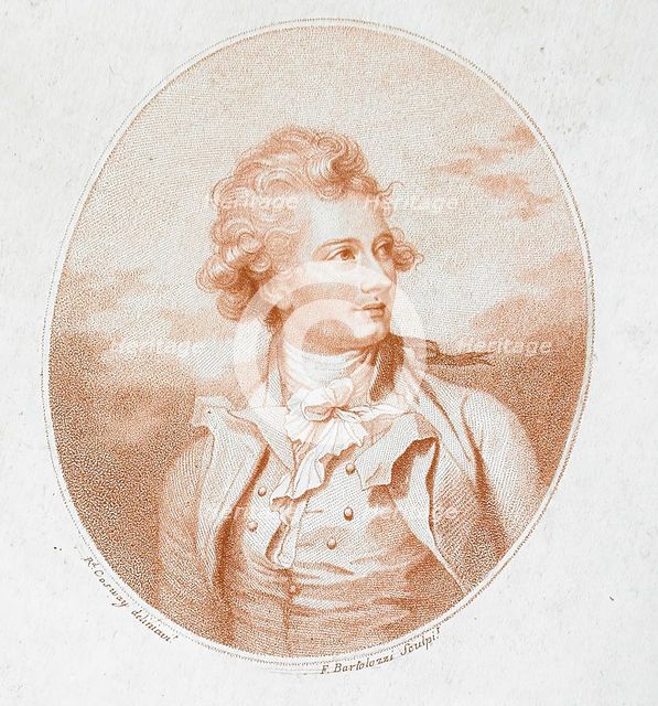 Vincent Lunardi, Esquire, 1784. Creator: Francesco Bartolozzi.