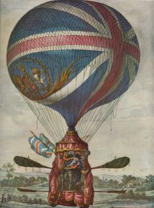 Vincent Lunardi's Second Balloon: 13 May 1785, (1937). Creator: Unknown