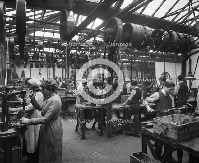 Vincent Munitions Works, 63-73 Regency Street, Westminster, London, December 1918. Artist: Adolph Augustus Boucher.