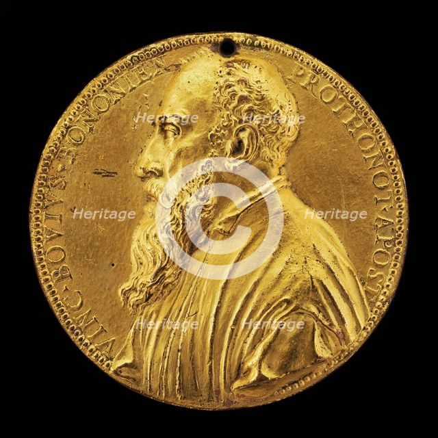 Vincenzo Bovio of Bologna [obverse]. Creator: Giovanni Antonio de' Rossi.