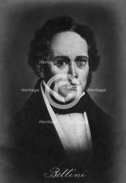Vincenzo Bellini (1801-1835), Italian composer, 20th century. Artist: Unknown