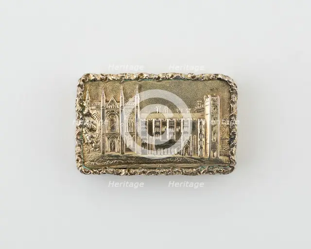 Vinaigrette, Birmingham, 1836/37. Creator: Taylor and Perry.