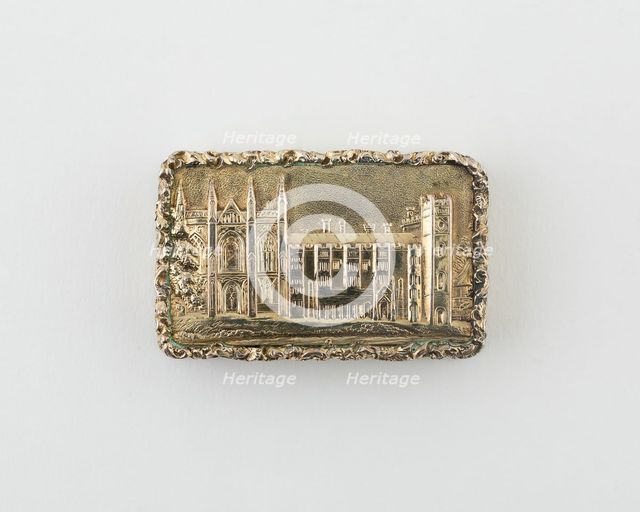 Vinaigrette, Birmingham, 1836/37. Creator: Taylor and Perry.