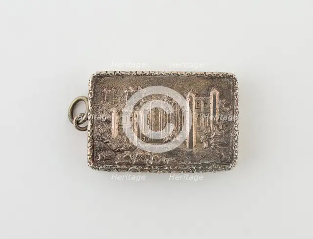 Vinaigrette, Birmingham, 1845/46. Creator: Nathaniel Mills.