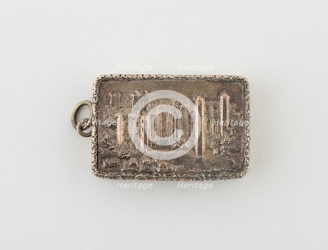 Vinaigrette, Birmingham, 1845/46. Creator: Nathaniel Mills.