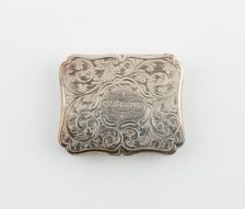 Vinaigrette, Birmingham, 1840/41. Creator: Unknown