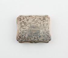 Vinaigrette, Birmingham, 1840/41. Creator: Unknown