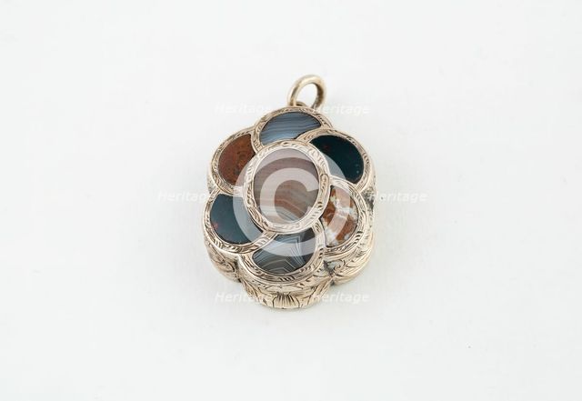 Vinaigrette, Birmingham, 1858/59. Creator: Marked JF.