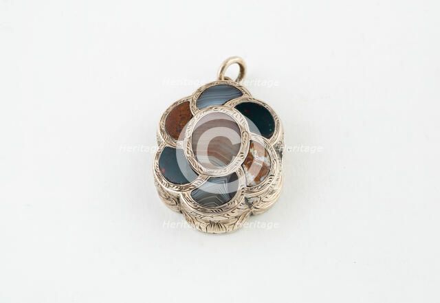 Vinaigrette, Birmingham, 1858/59. Creator: Marked JF.