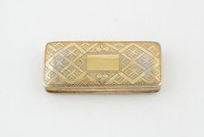 Vinaigrette, Birmingham, c. 1810/11. Creator: Joseph Willmore