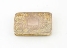 Vinaigrette, Birmingham, c. 1812/13. Creator: Joseph Willmore