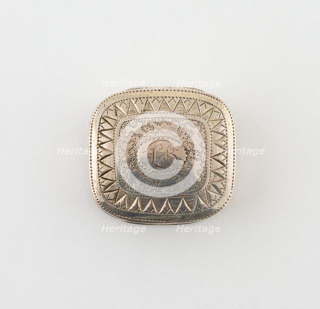 Vinaigrette, Birmingham, c. 1816/17. Creator: T. Simpson and Son.