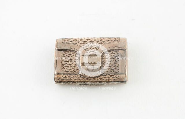 Vinaigrette, Birmingham, c. 1817/18. Creator: Joseph Willmore.