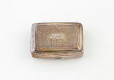 Vinaigrette, Birmingham, c. 1822/23. Creator: John Bettridge
