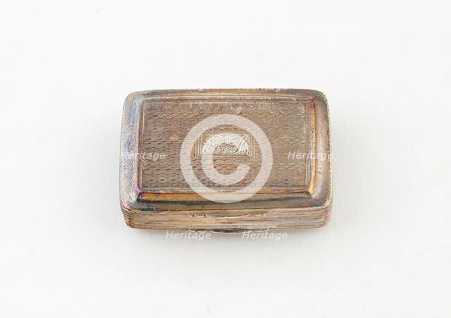 Vinaigrette, Birmingham, c. 1822/23. Creator: John Bettridge.