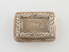 Vinaigrette, Birmingham, c. 1822/23. Creator: Marked TN