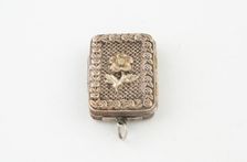 Vinaigrette, Birmingham, c. 1822/23. Creator: Possibly John Lawrence and Co.
