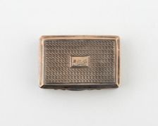 Vinaigrette, Birmingham, c. 1825/26. Creator: Edward Smith