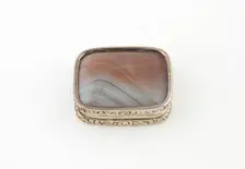 Vinaigrette, Birmingham, c. 1840. Creator: Marked IE