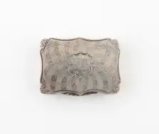 Vinaigrette, Birmingham, c. 1845/55. Creator: Nathaniel Mills