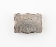 Vinaigrette, Birmingham, c. 1845/55. Creator: Nathaniel Mills