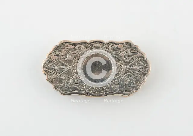 Vinaigrette, Birmingham, c. 1848/49. Creator: George Unite.