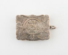 Vinaigrette, Birmingham, c. 1857/58. Creator: Marked A&S