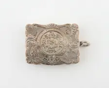 Vinaigrette, Birmingham, c. 1857/58. Creator: Marked A&S